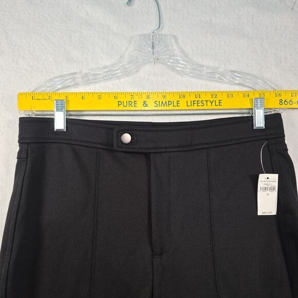 Gap High Rise Legging Pants Career Pants Size 12 Black Front Seam Ponte Knit NWT - Picture 7 of 13